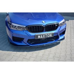 Накладка сплиттер на передний бампер Вариант2 на BMW M5 F90